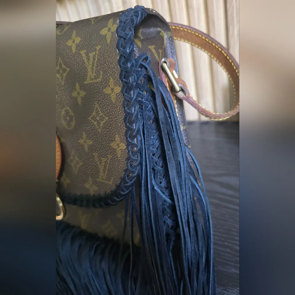 Louis Vuitton Fringed revamped Saint Cloud GM with Fringe & braiding